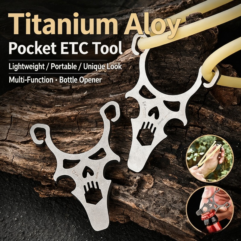 Titanium Pry Bar - TC4 Titaniumlegering Mini Multitool EDC Pry