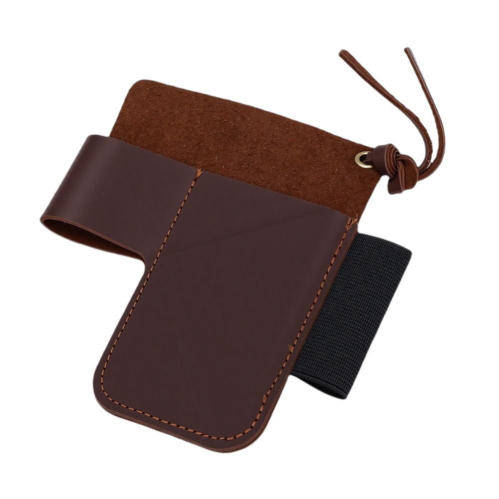 Leather Edc. Carry Pouch - Duurzame lederen multitoolhoes van runderleer met