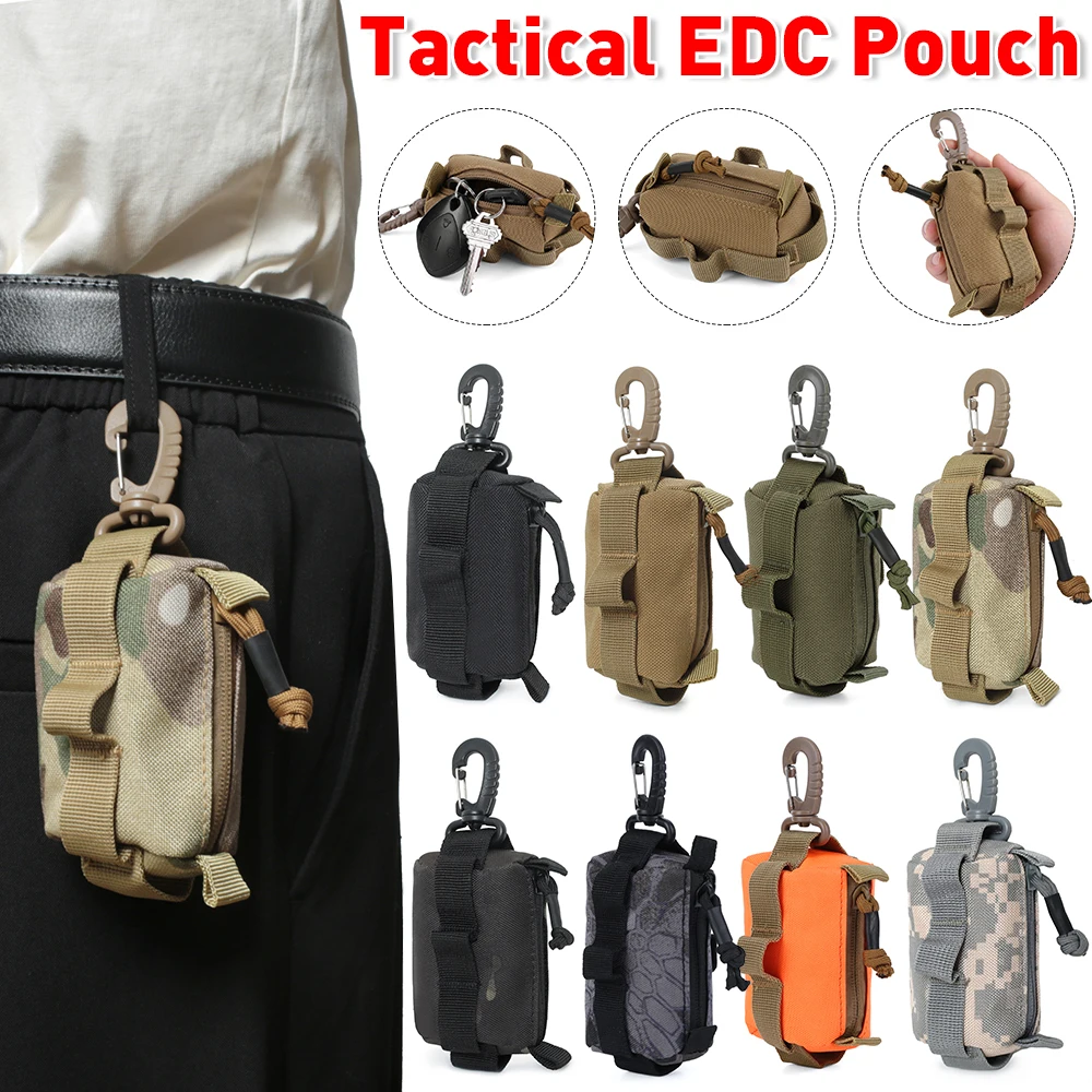 Edc Concealed Carry - Tactical Edc Pouch Rits Sleutel Kaarthouder