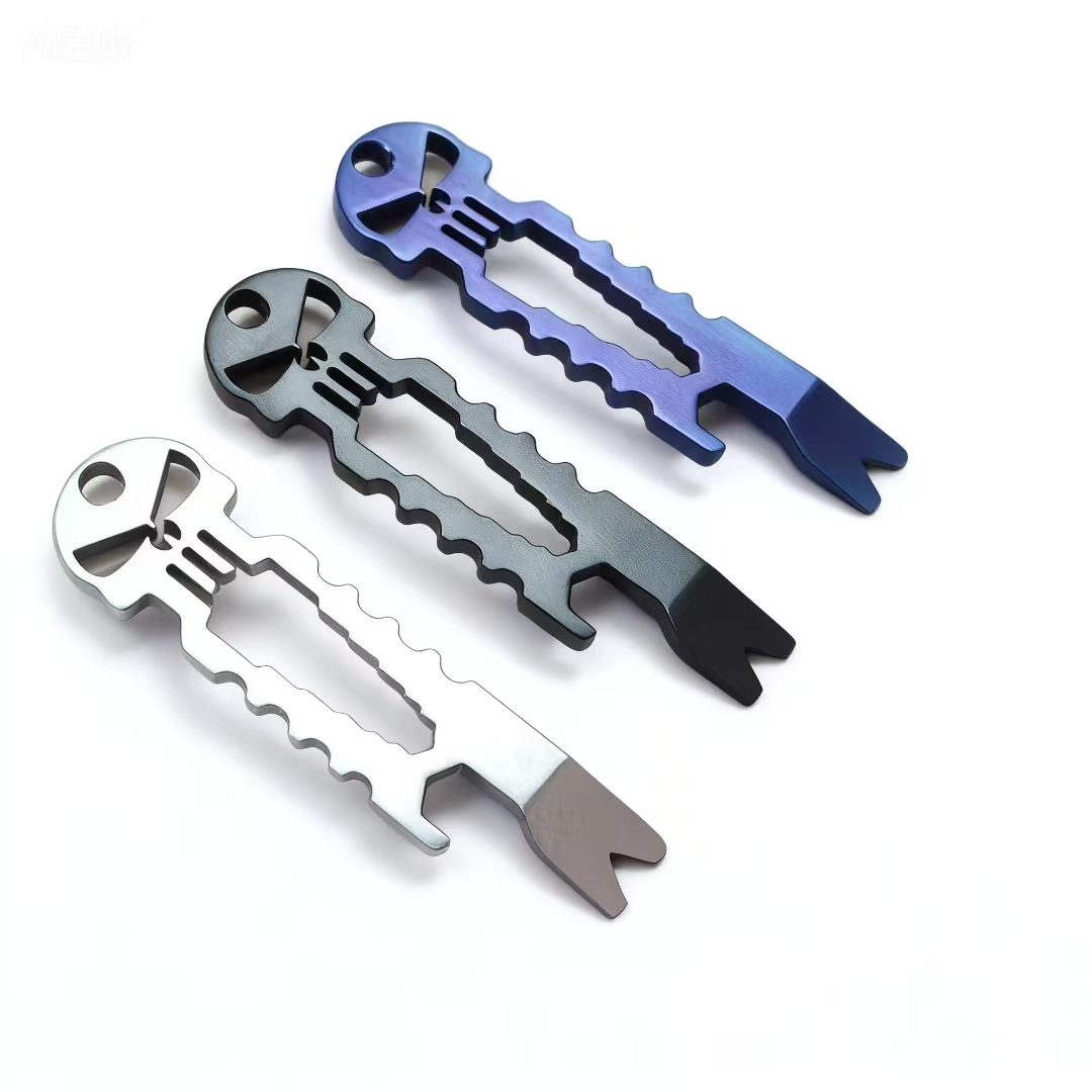 Titanium Pry Bar - Klantvriendelijke gepersonaliseerde lasergravure logo 8-in-1 multi