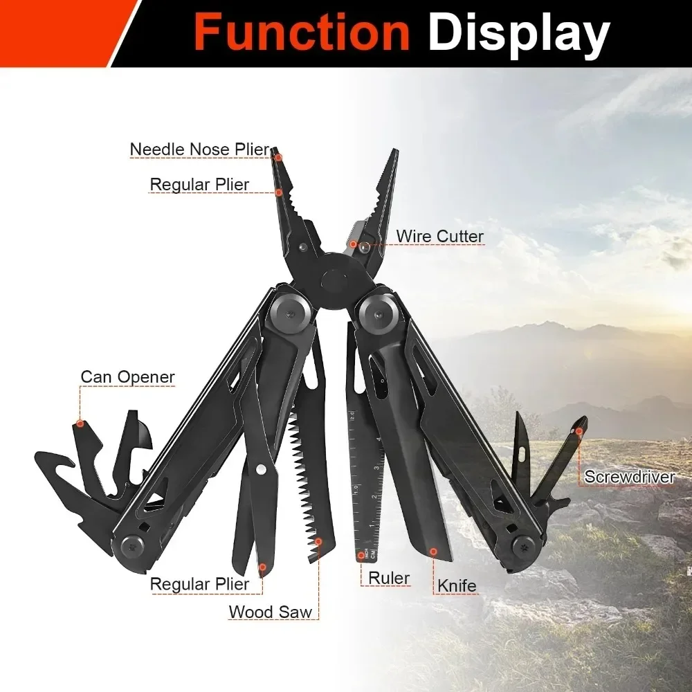 Edc Carry Pliers - Multitool-tang, vis- en kampeertang, tactische tang,