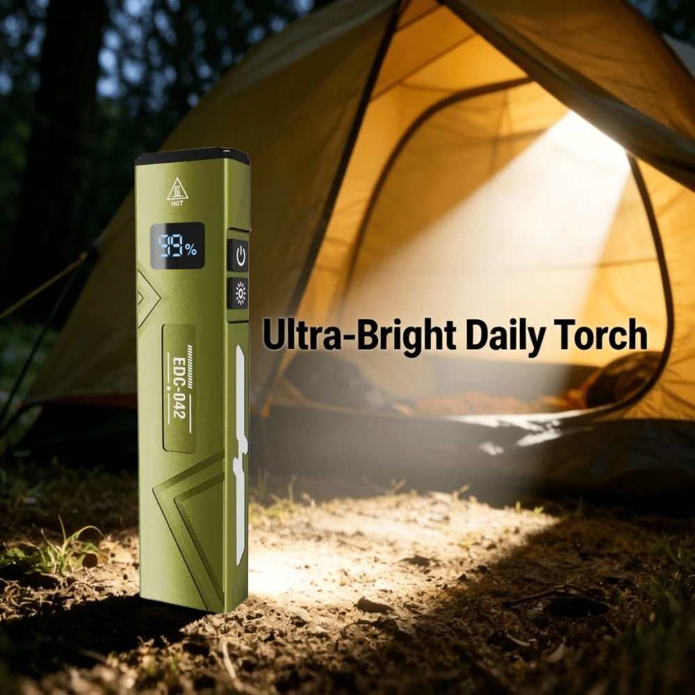 EDC-zaklamp Oplaadbaar UV-lich - Edc Carry Clip recensie en prijs