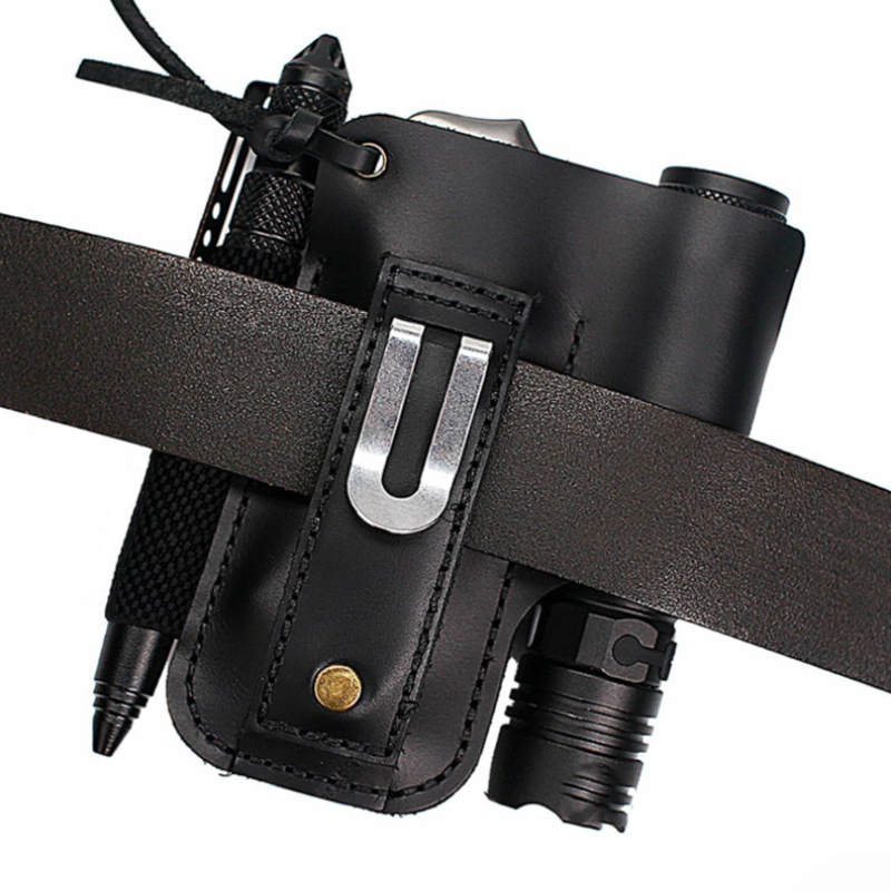 EDC Lederen Zaklamp- en Gereed - Edc Carry Fanny Pack recensie en prijs