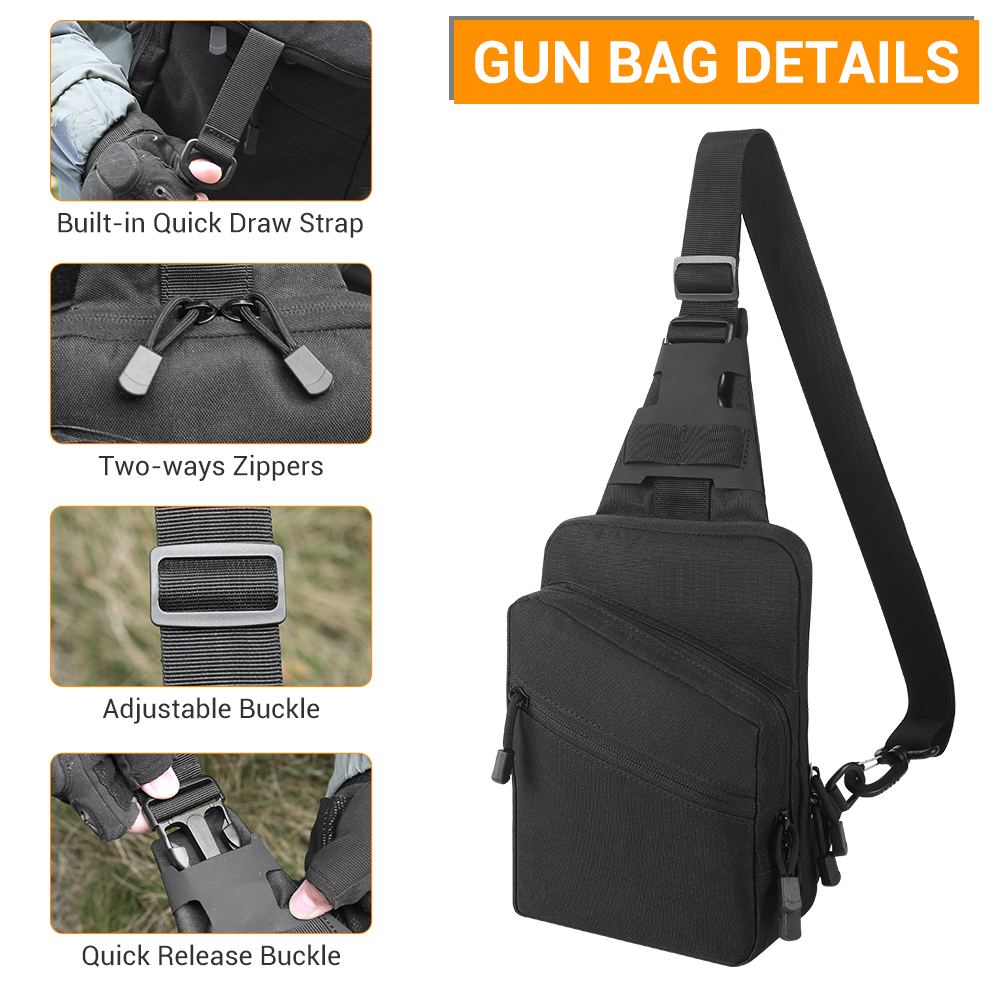 Sneltoegang pistooltas, verbor - Edc Pistol Carry Bag recensie en prijs