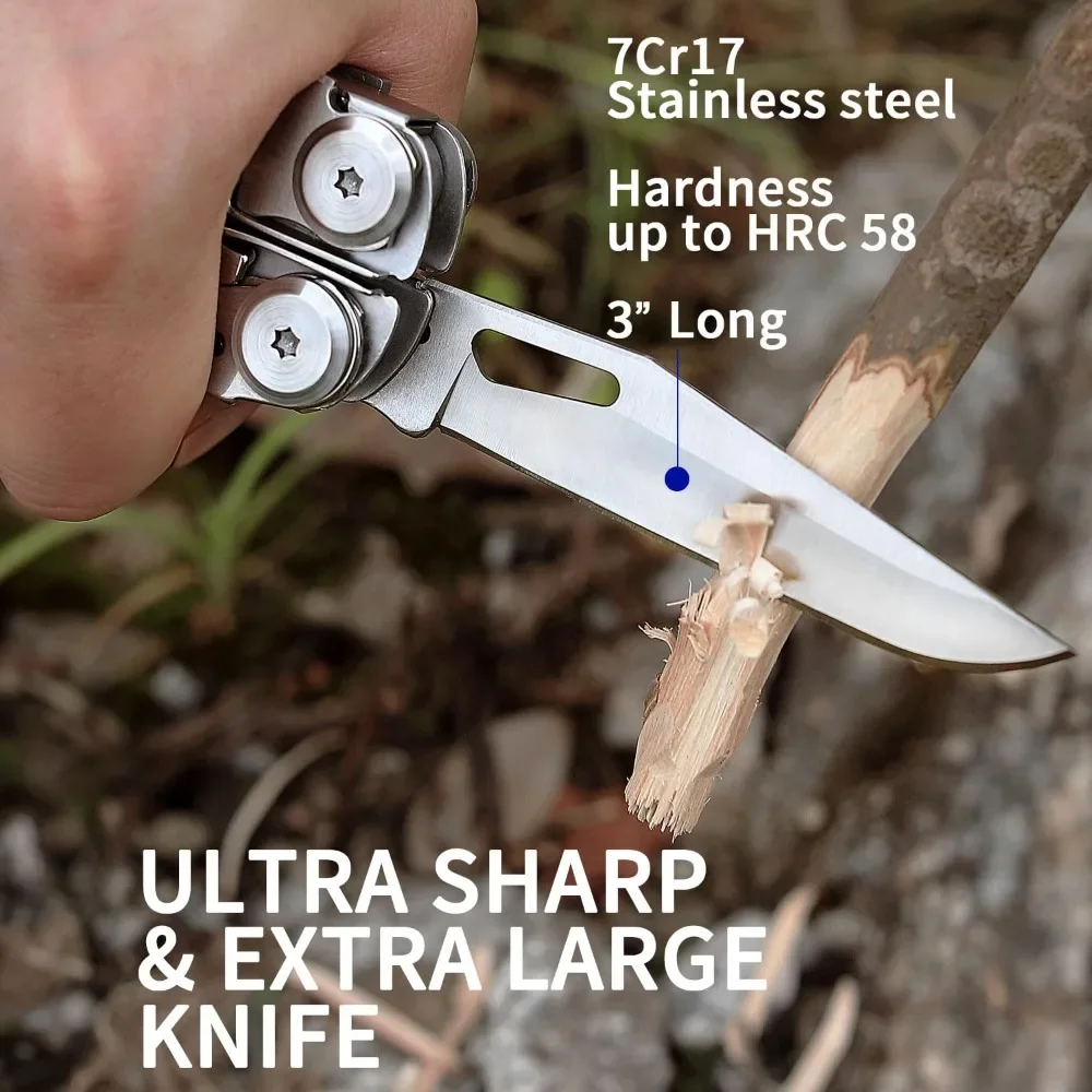 Multitool-tang, vis- en kampee - Edc Carry Pliers recensie en prijs