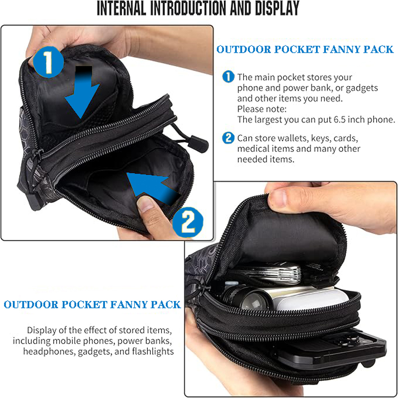 Universele EDC Tactische Molle - Edc Carry Fanny Pack recensie en prijs